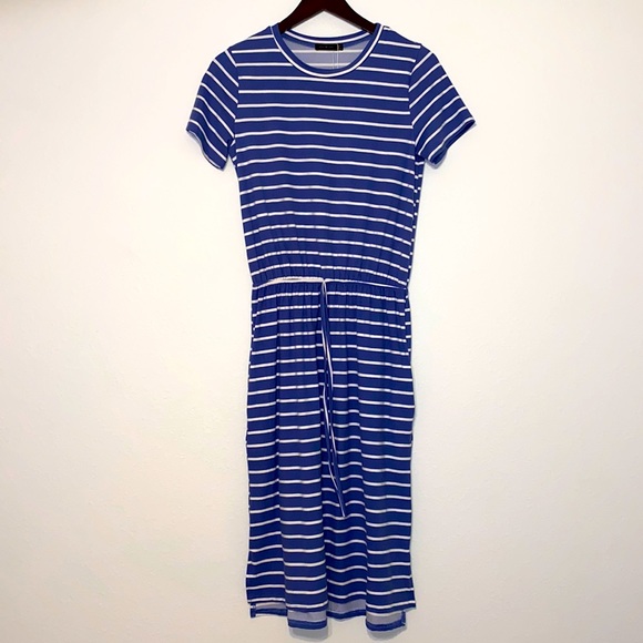 simier fariry Dresses & Skirts - Simier Fariry Medium blue and white casual dress